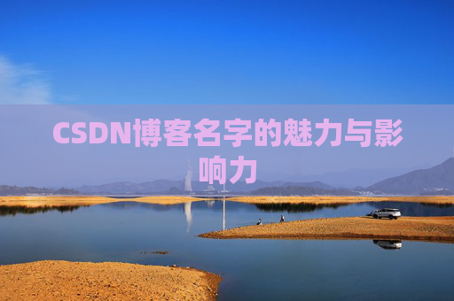 CSDN博客名字的魅力与影响力